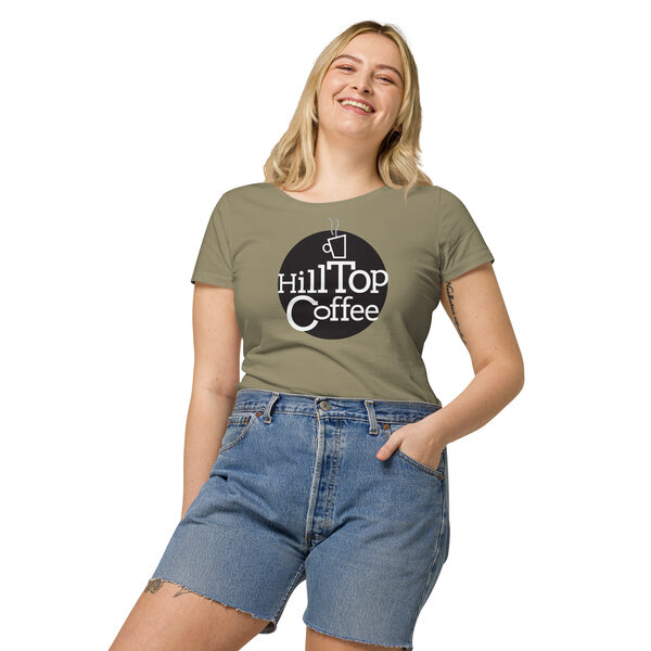 Women's Hilltop Coffee T-Shirt (Black logo)